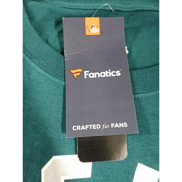 Philadelphia Eagles Shirt Size Extra Large Mens Green Fanatics Football NFL NWT - Picture 3 of 8